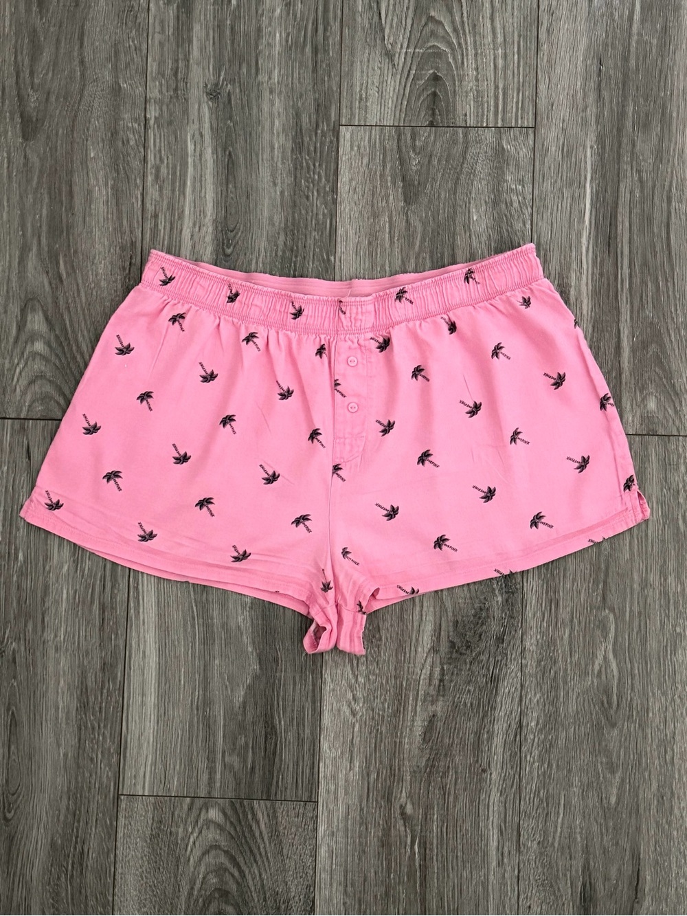 PINK VS Lounge Shorts w/Navy Palm Trees
